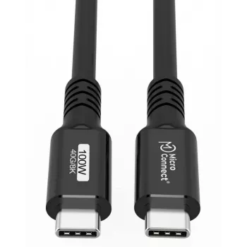 Microconnect USB4CC015 USB-kaabel USB4 Gen 3x2 0,15 m USB C Must