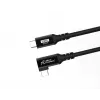 USB-C–USB-C kaabel MicroConnect USB3.2CC015-A, USB 3.2 Gen 2x2, 20 Gbit/s, 0,15 m, must