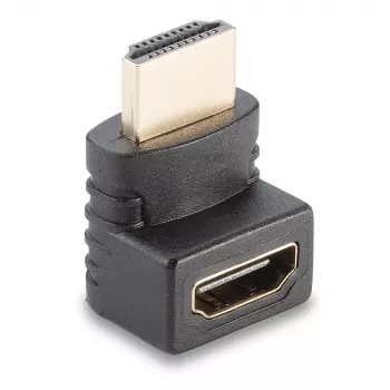 Lindy HDMI emane - HDMI isane 90° paremnurkne adapter, suunaga üles
