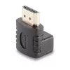 Lindy HDMI emane - HDMI isane 90° paremnurkne adapter, suunaga üles