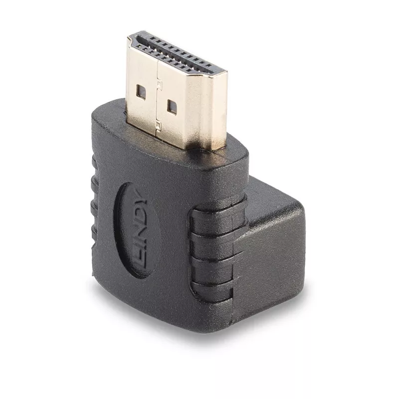 Lindy HDMI emane - HDMI isane 90° paremnurkne adapter, suunaga üles