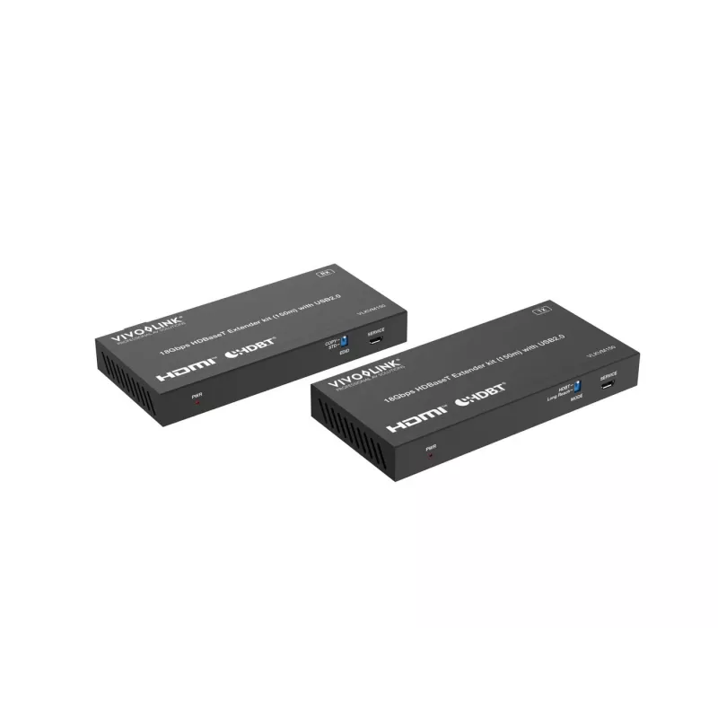 KVM-komplekt VivoLink VLKVM150 HDBaseT KVM-pikendaja 18 Gbps, ulatus kuni 150 m