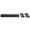 Lindy 70m Cat.6 4x4 HDMI 4K60 Maatrikspikendaja, 3840 x 2160 pikslit, AV saatja ja vastuvõtja, 70 m, juhtmega, must, HDCP