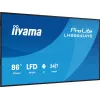 Digitaalne infotabloo lameekraan IIYAMA LH8664UHS-B3AG — 85,6 tolli (2,17 m) 3840x2160 4K IPS, 450 cd/m², Wi‑Fi, Android, 24/7, must