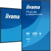 Digitaalne infotabloo lameekraan IIYAMA LH8664UHS-B3AG — 85,6 tolli (2,17 m) 3840x2160 4K IPS, 450 cd/m², Wi‑Fi, Android, 24/7, must