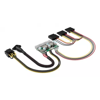 Akasa 150W DC-DC ATX adapter 12V 180W Mitmevärviline