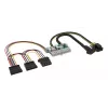 Akasa 150W DC-DC ATX adapter 12V 180W Mitmevärviline