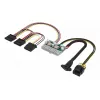 Akasa 150W DC-DC ATX adapter 12V 180W Mitmevärviline
