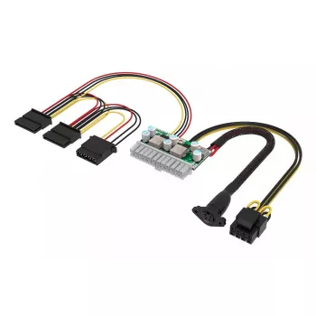 Akasa 150W DC-DC ATX adapter 12V 180W Mitmevärviline