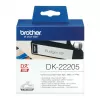 Pidev etikett Brother DK22205 must valgel 6,2 cm x 30,48 m