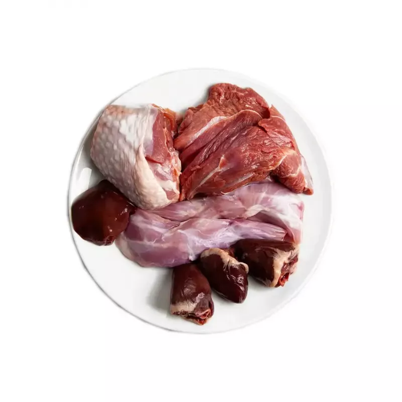 Märg kassitoit 3coty Turkey with rabbit, 80 g purk — täisväärtuslik täiskasvanud kasside toit, valk 20%, rasv 9%