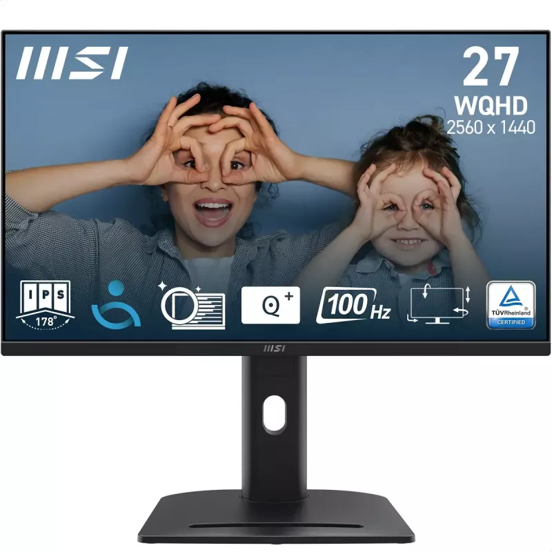 Monitor MSI Pro MP275QPG 27 tolli IPS LCD QHD 2560x1440