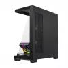 Arvuti keskmine tornkorpus MODECOM VOLCANO STELLAR PLUS ARGB MIDI, 5 esiventilaatorit, karastatud klaas, USB-C