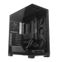 Arvuti keskmine tornkorpus MODECOM VOLCANO STELLAR PLUS ARGB MIDI, 5 esiventilaatorit, karastatud klaas, USB-C