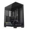 Arvutikorpus MODECOM VOLCANO STELLAR PLUS MIDI MUST — mid-tower ATX, karastatud klaas, USB-C, toetab kuni 420 mm GPU