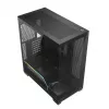 Arvutikorpus MODECOM VOLCANO STELLAR PLUS MIDI MUST — mid-tower ATX, karastatud klaas, USB-C, toetab kuni 420 mm GPU