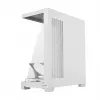 PC case MODECOM VOLCANO STELLAR PLUS MIDI Valge — Midi Tower, microATX, karastatud klaas, USB-C, toetab GPU 420 mm