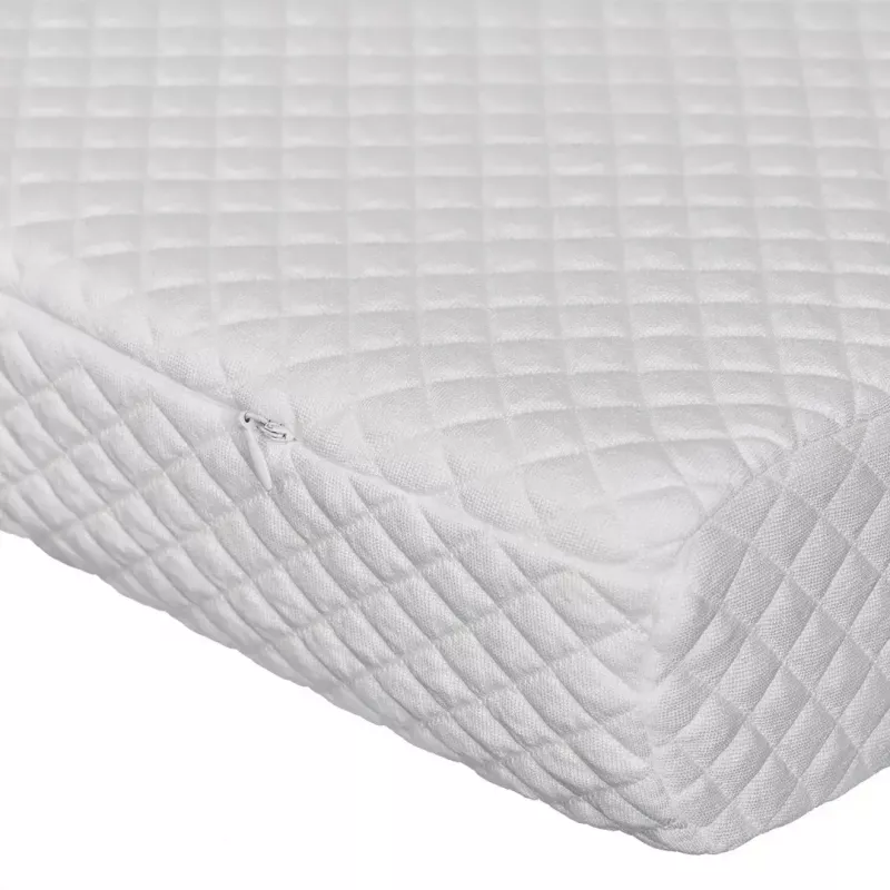 Ortopeediline kaelapadi ActionMed CERVICAL MED PILLOW PO100AM — vahtplastist täidis, 550×360×120 mm, pestav kate, valge