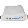 Ortopeediline kaelapadi ActionMed CERVICAL MED PILLOW PO100AM — vahtplastist täidis, 550×360×120 mm, pestav kate, valge