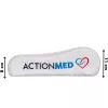Ortopeediline padi ActionMed PO200AM — anatoomiline vahtpolsterdatud padi pea ja kaela toetamiseks, 590×350 mm, maksimaalne kõrgus 11 cm, pestav kate