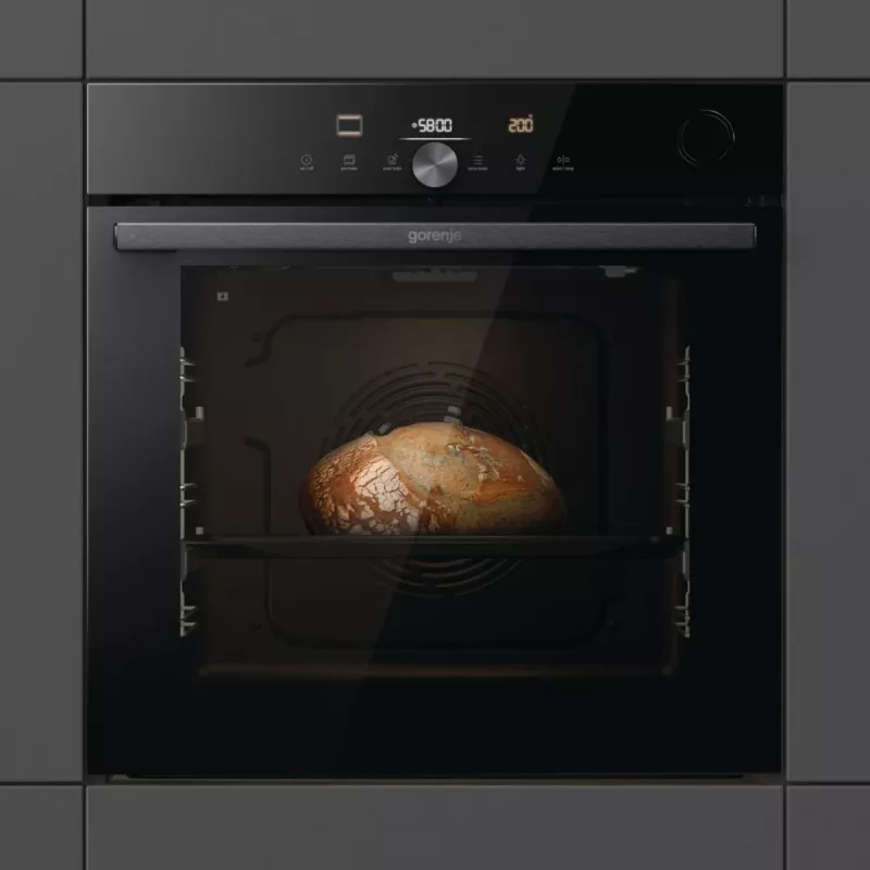 Gorenje G600 Elektrisüüdega ahi BPSA6747DGWI RAL9005, Suur, Elektriahi, 77 L, 3500 W, 77 L, 2300 W