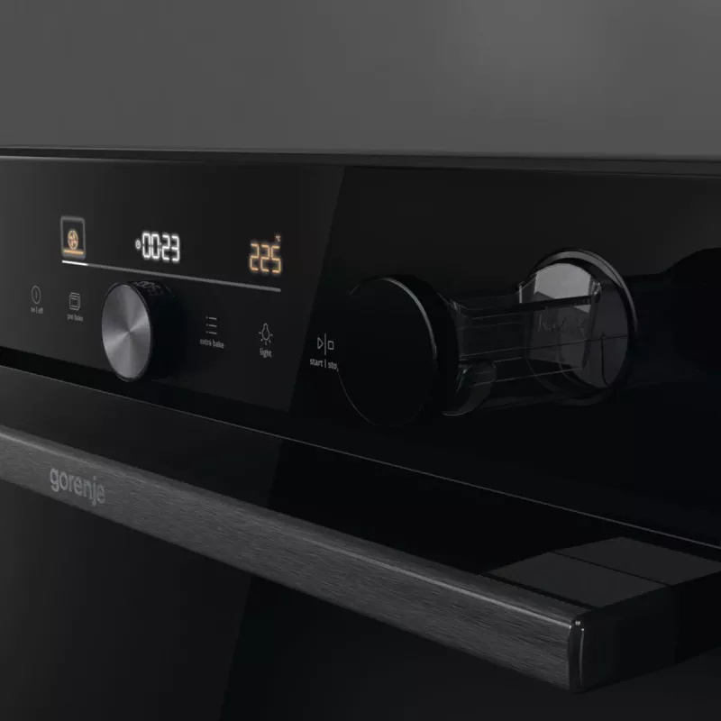 Gorenje G600 Elektrisüüdega ahi BPSA6747DGWI RAL9005, Suur, Elektriahi, 77 L, 3500 W, 77 L, 2300 W