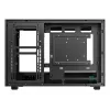 PC-korpus DeepCool CH260 Mikrotorn Must — Mikro-ATX/Mini-ITX, karastatud klaas, USB-C, max GPU 413 mm