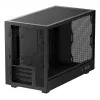 PC-korpus DeepCool CH260 Mikrotorn Must — Mikro-ATX/Mini-ITX, karastatud klaas, USB-C, max GPU 413 mm