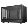 PC-korpus DeepCool CH260 Mikrotorn Must — Mikro-ATX/Mini-ITX, karastatud klaas, USB-C, max GPU 413 mm
