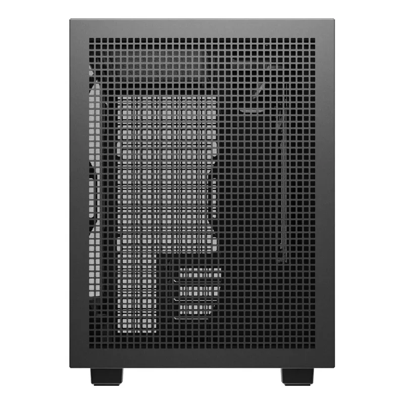 PC-korpus DeepCool CH260 Mikrotorn Must — Mikro-ATX/Mini-ITX, karastatud klaas, USB-C, max GPU 413 mm