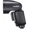 Flash Godox V100 Sony'le — kaasaskantav 100 Ws kaamera välklamp, sisseehitatud taaslaetav aku