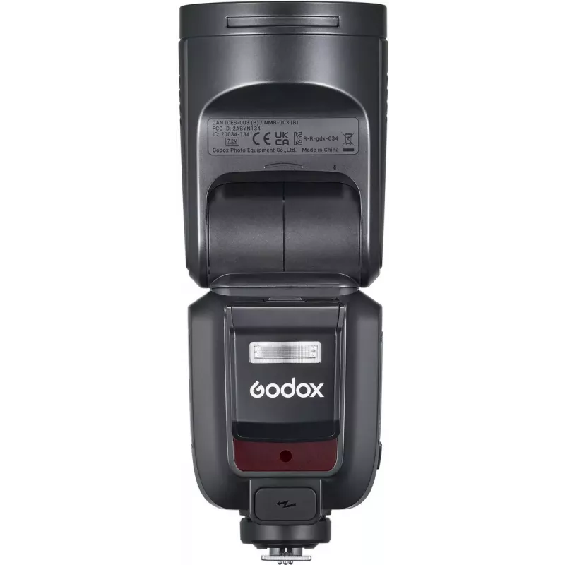 Flash Godox V100 Sony'le — kaasaskantav 100 Ws kaamera välklamp, sisseehitatud taaslaetav aku