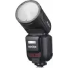 Flash Godox V100 Sony'le — kaasaskantav 100 Ws kaamera välklamp, sisseehitatud taaslaetav aku