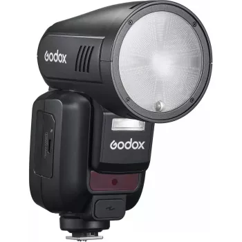 Flash Godox V100 Sony'le — kaasaskantav 100 Ws kaamera välklamp, sisseehitatud taaslaetav aku