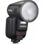 Flash Godox V100 Sony'le — kaasaskantav 100 Ws kaamera välklamp, sisseehitatud taaslaetav aku