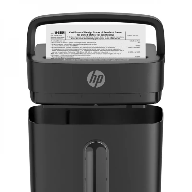 HP One Shred 6CC paberipurustaja Osakesteks purustamine 68 dB Must