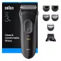 Braun 3000BT akutrimmer 5 7 mm märg ja kuiv must hall