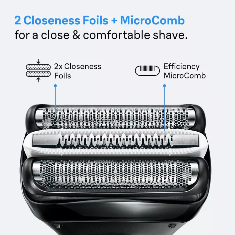 Braun 3000BT akutrimmer 5 7 mm märg ja kuiv must hall