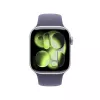 Nutikell Apple Watch Series 11 GPS + Cellular 42mm hõbedane alumiiniumkorpus koos lilla Fog spordirihmaga M/L