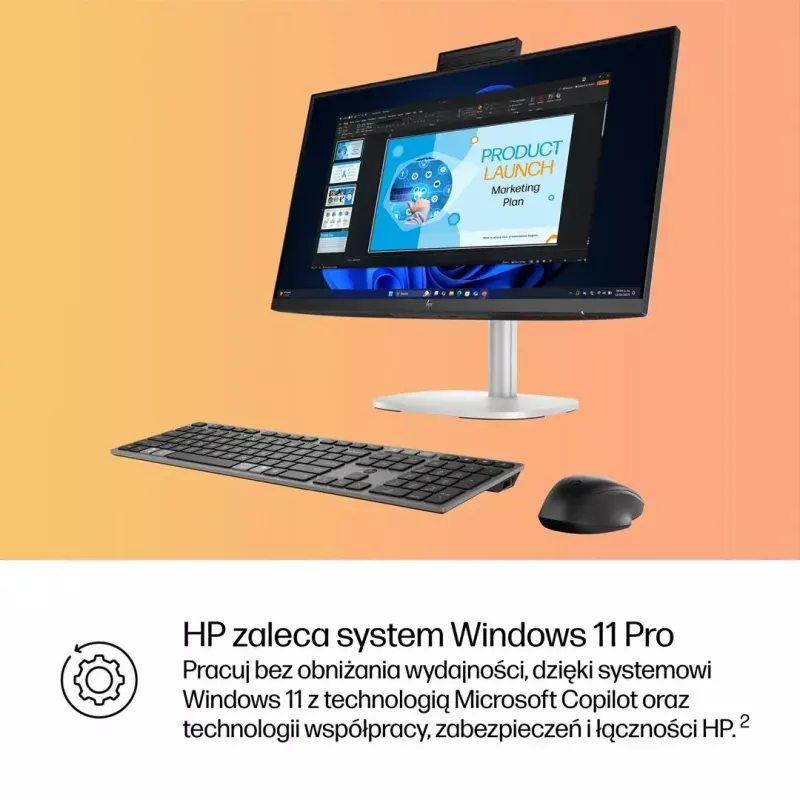 Kõik-ühes arvuti HP EliteStudio 8 AiO G1i Ultra 5 23,8 tolli FHD puutetundlik IPS 16GB DDR5 512GB SSD Win11 Pro