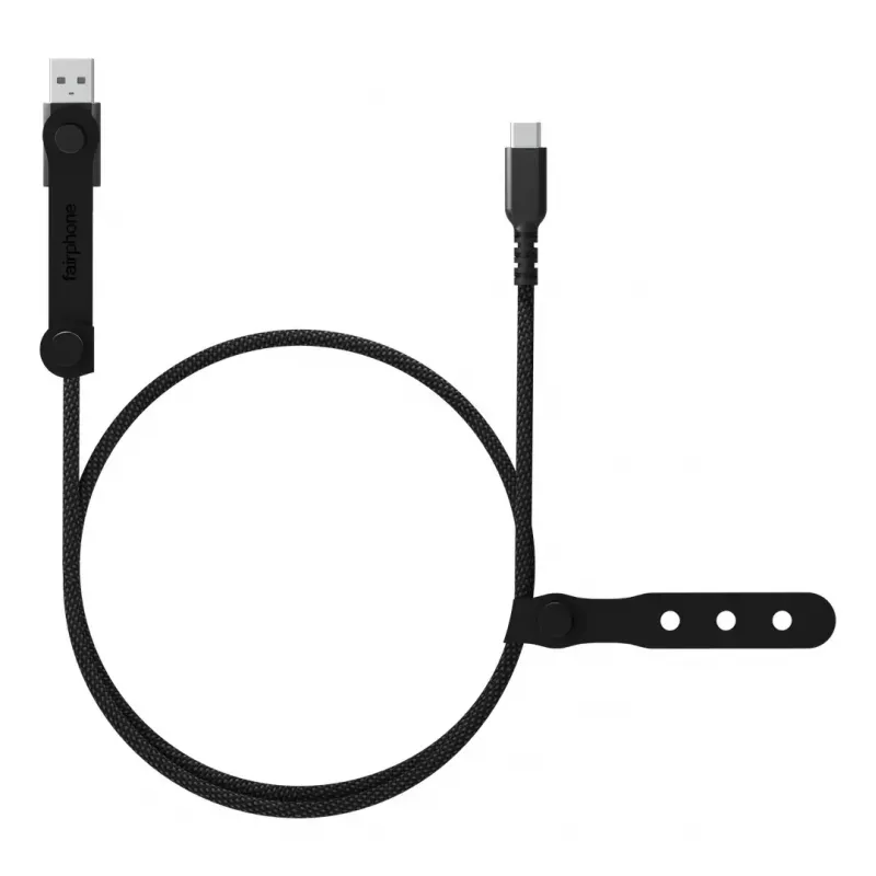 USB-kaabel Fairphone ACCABL-2CC-WW1 USB 2.0 1 m USB C Must