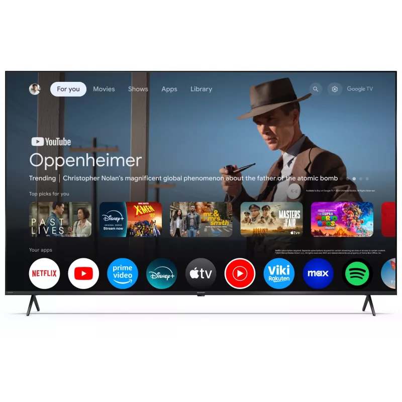 Sharp 70HP5265E TV 177,8 cm (70 tolli) 4K Ultra HD nutiteler Wi-Fi must