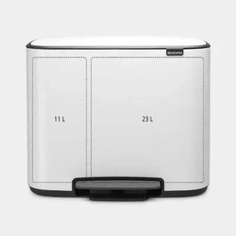 Jäätmemahuti BRABANTIA 121142 Ristkülikukujuline Valge, 540×363×440 mm