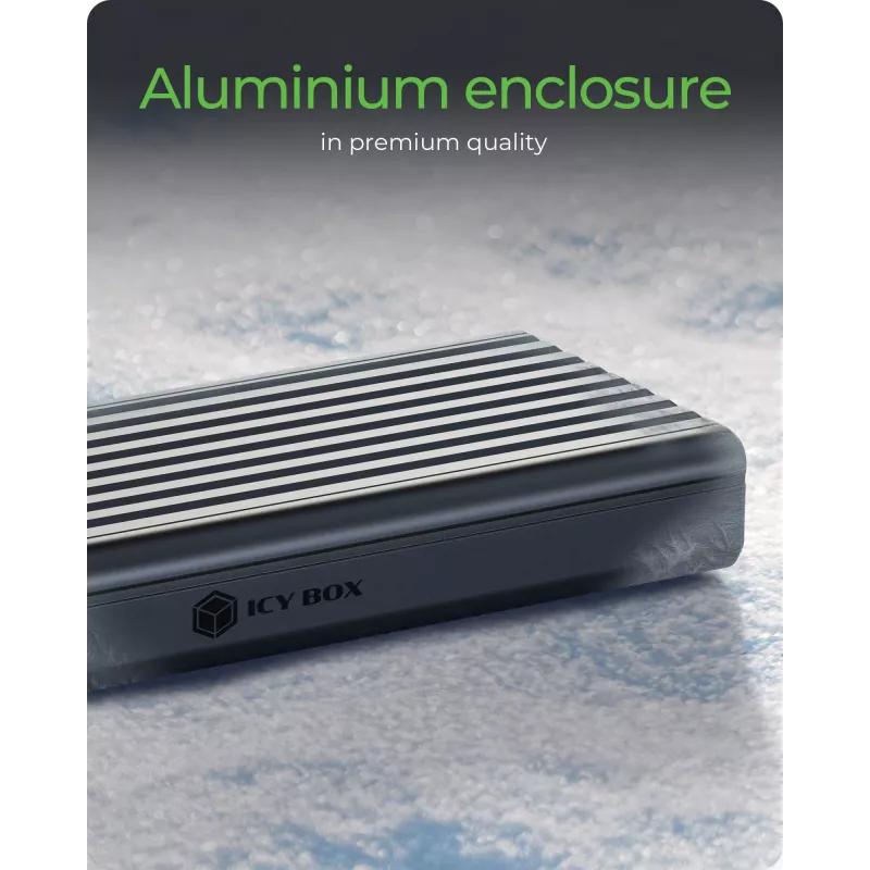 ICY BOX IB-1917M-C32a SSD-korpus Must M.2