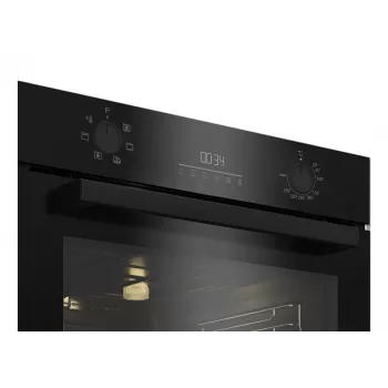 Sisseehitatav elektriahi BEKO BBIE123001BD — 72 L, 2400 W, LED-ekraan, sissetõmmatavad nupud, auruga isepuhastus, must