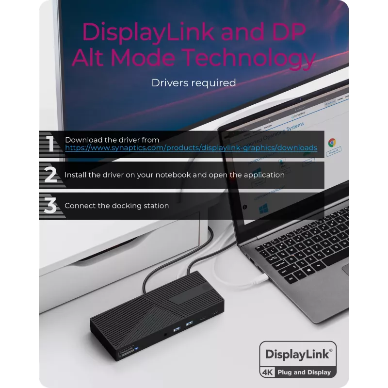 ICY BOX 11 in 1 Hybrid DockingStation with triple video output