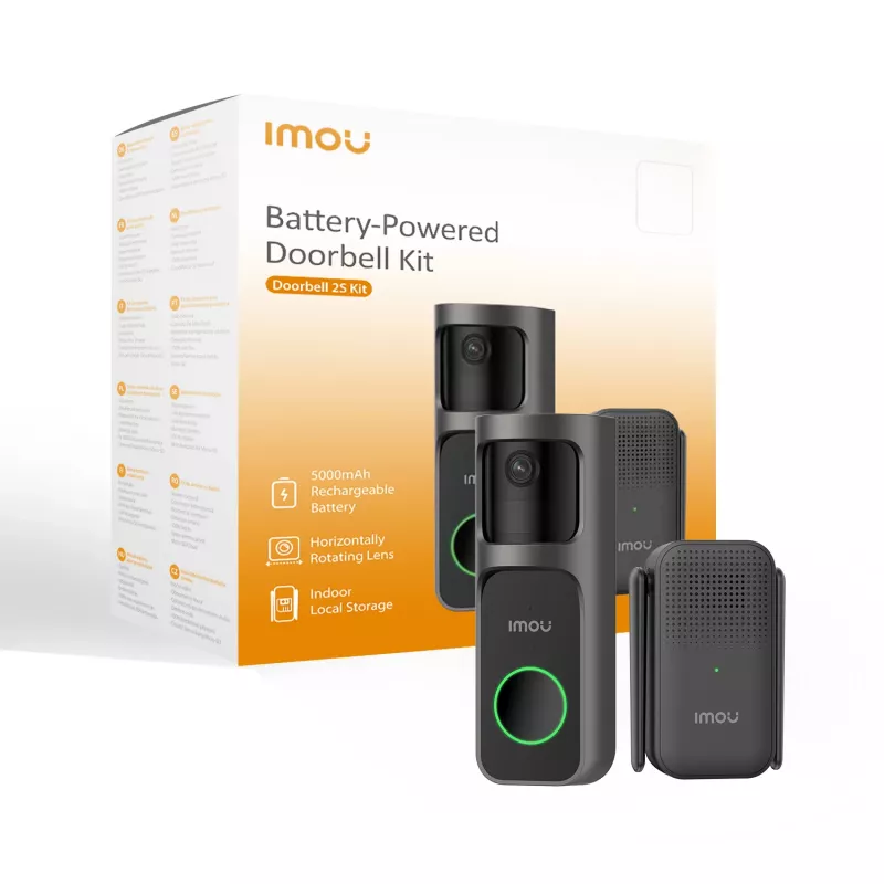 Imou Doorbell 2S Kit Must 3 MP Wireless Wall Mount