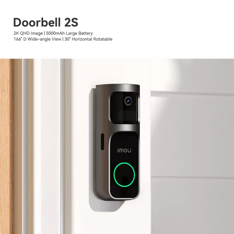Imou Doorbell 2S Kit Must 3 MP Wireless Wall Mount