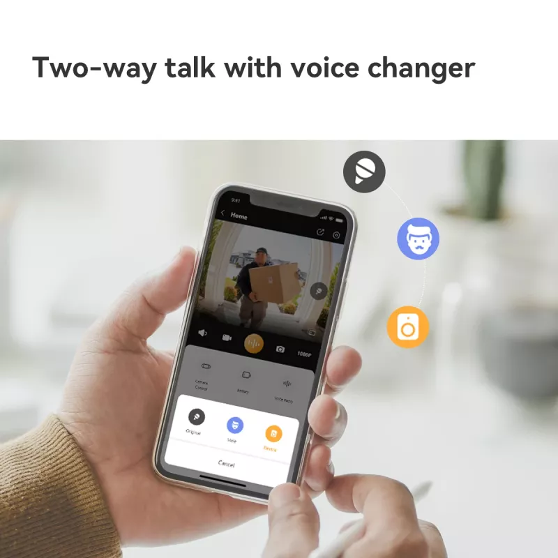 Imou Doorbell 2S Kit Must 3 MP Wireless Wall Mount