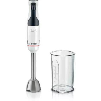 Bosch Serie 4 MSM4W210 blender 0,6 L saumikser 600 W Must, Valge